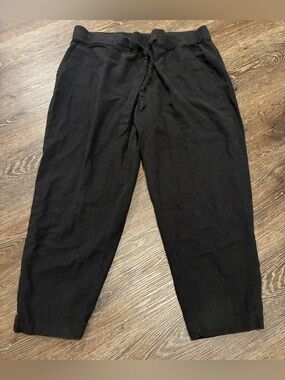 Women's Black Drawstring Pants